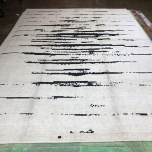 Modern Turkish Hemp Rug - 9x12