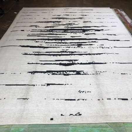 TU-CO-912-006.01 Modern Turkish Hemp Rug - 9x12