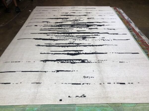 Modern Turkish Hemp Rug - 9x12