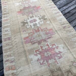 Vintage Turkish Kars Runner - 5x12