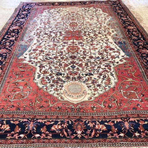 Antique Malayer Rug - 9x12