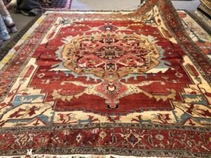 Antique Persian Serapi Rug - 10x12