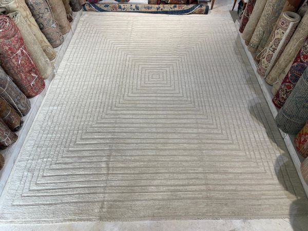 Modern Afghan  Rug - 9x12