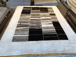 Contemporary Turkish Hemp Rug - 9x12