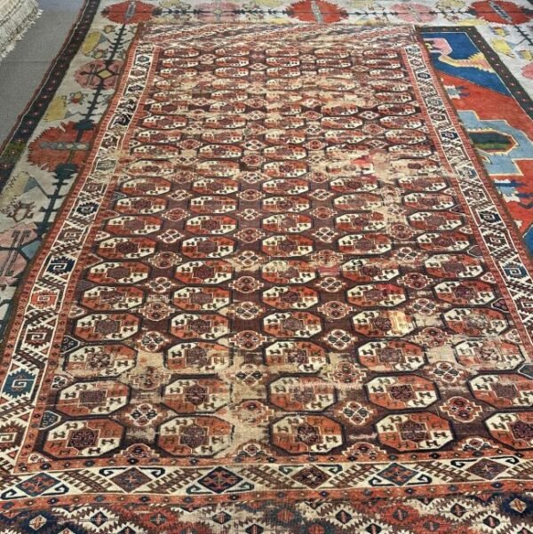 Antique Turkmen Rug - 9x5