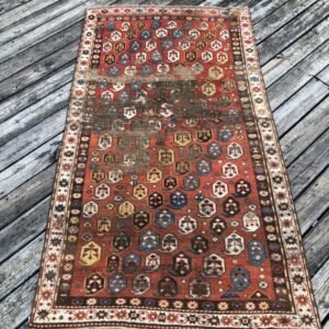 Antique Kazak Rug - 4x7