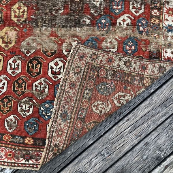 Antique Kazak Rug - 4x7
