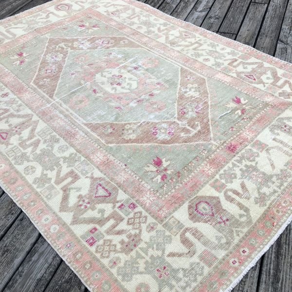 Antique Turkish Rug - 6x7