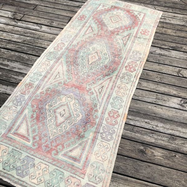Vintage Turkish Runner - 4x9
