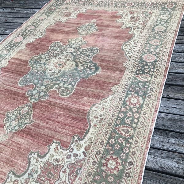 Antique Turkish Oushak Rug - 7x10