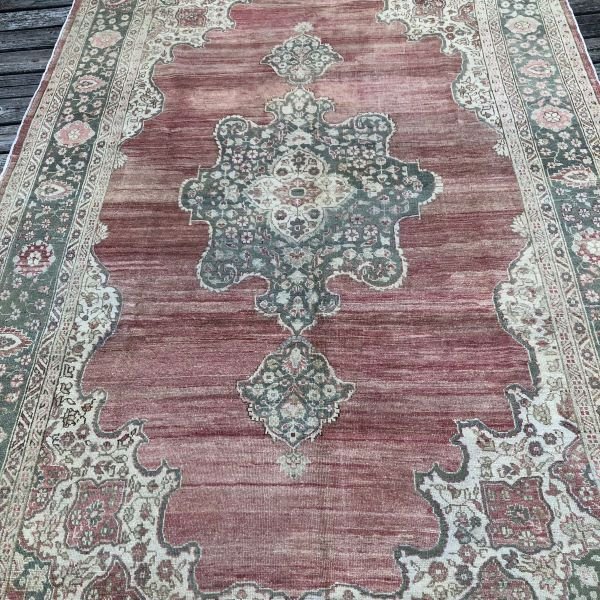 Antique Turkish Oushak Rug - 7x10