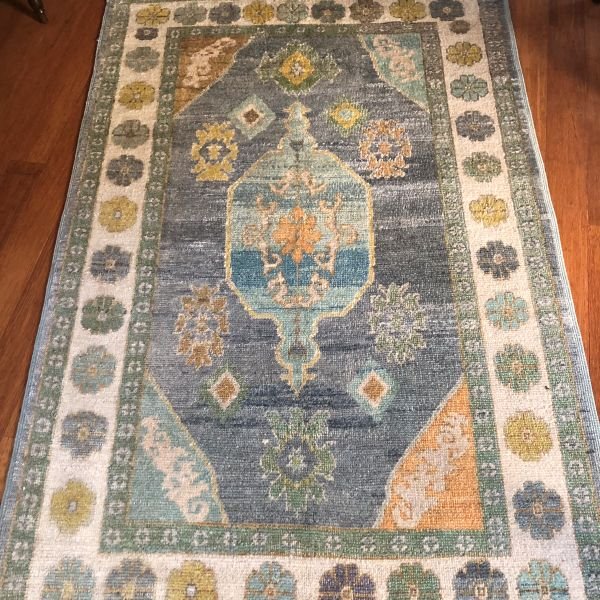Modern Turkish Oushak Rug - 5x8