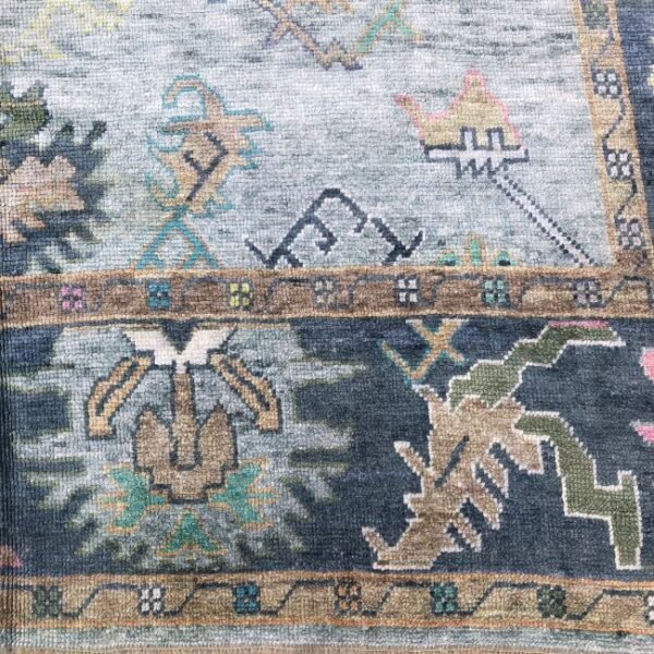 Modern Turkish Oushak Rug - 9x12