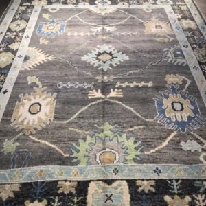Modern Turkish Oushak Rug - 9x12