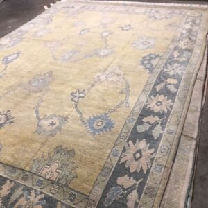 Modern Turkish Oushak Rug - 10x14