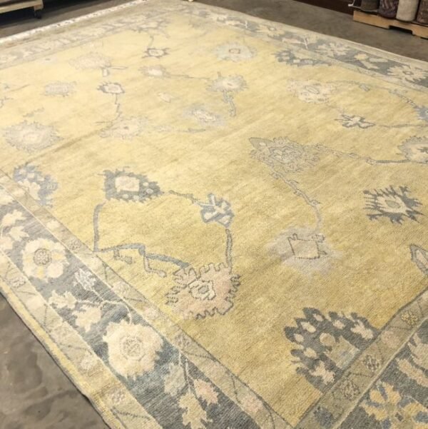 Modern Turkish Oushak Rug - 10x14