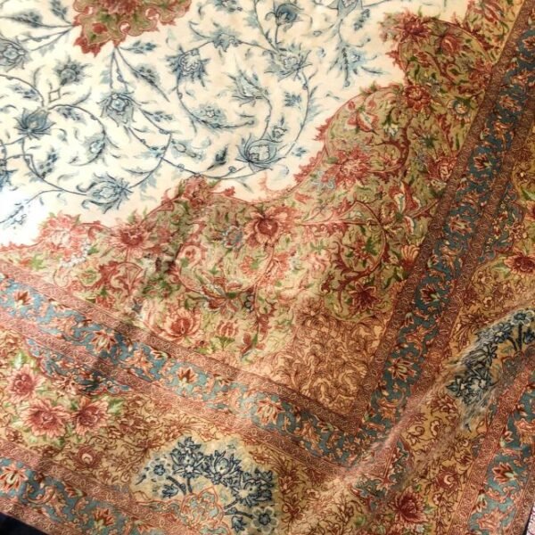 Traditional Silk Persian Rug - 8x12