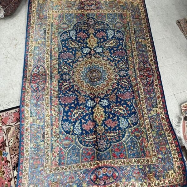 CA-TR-507-099.01 Vintage Silk Rug -5x7