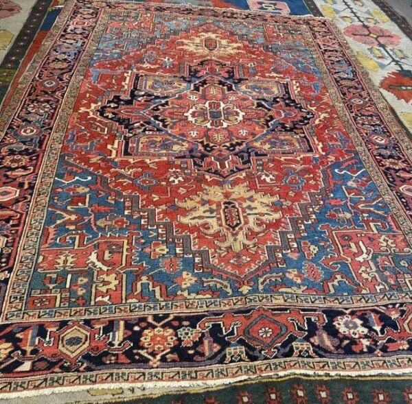 Antique Heriz Rug - 8x11