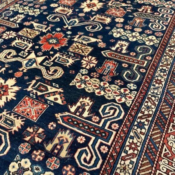 Antique Kazak Rug - 4x6