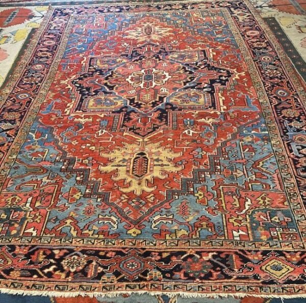 Antique Heriz Rug - 8x11