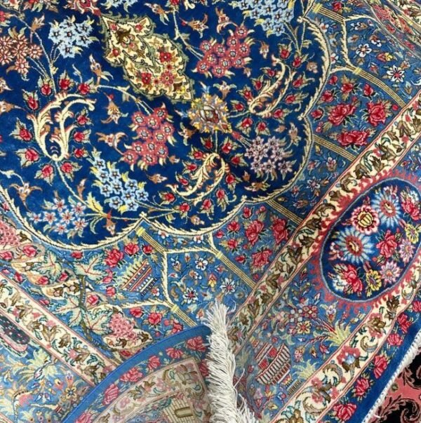 CA-TR-507-099.03 Vintage Silk Rug -5x7