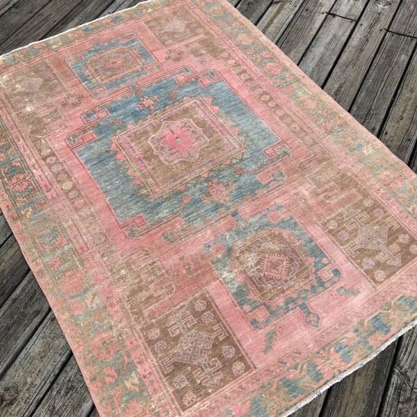 PR-TB-406-134.012 Vintage Persian Rug - 4x6