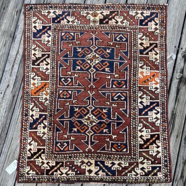 Antique Turkish Rug - 3x4