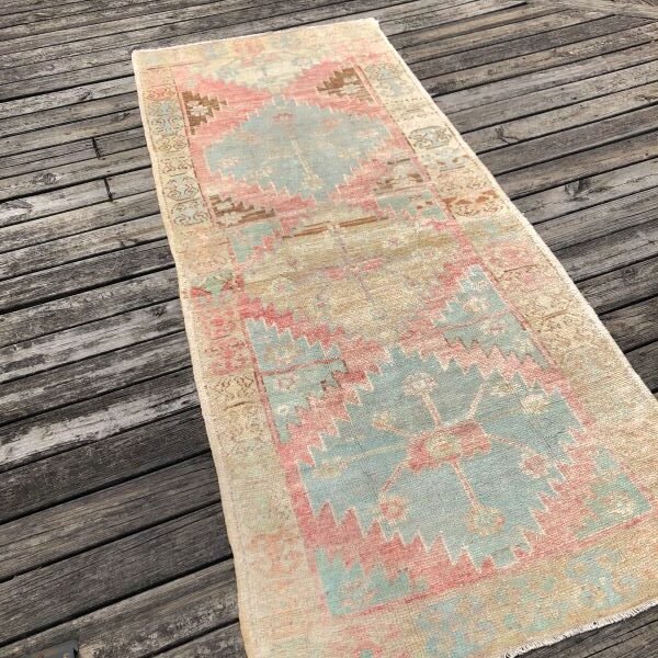 TU-AN-RUN-136.04 Vintage Avanos Runner - 4x10