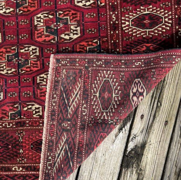 CA-TU-406-126.04 Antique Turkmen Rug - 4x6