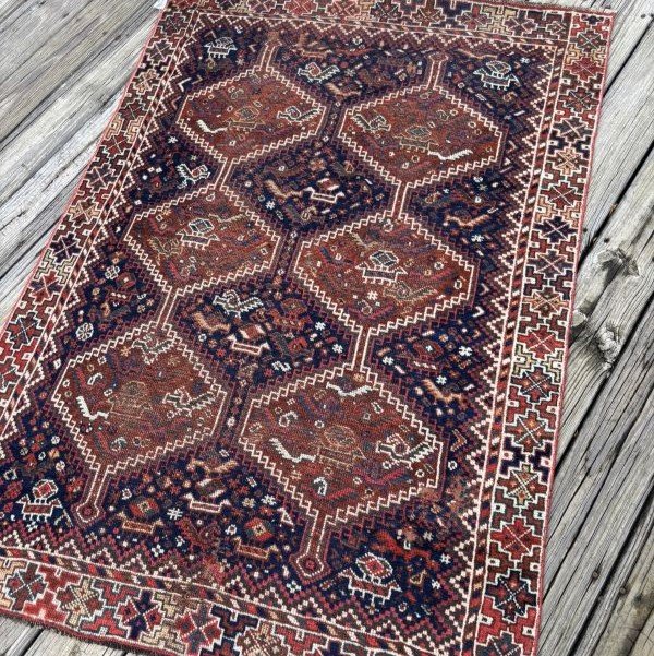 Antique Kaskai Rug - 4x5