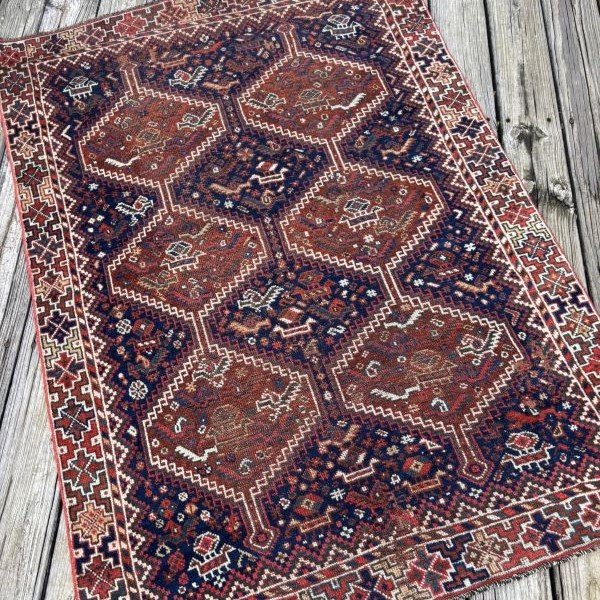 Antique Kaskai Rug - 4x5