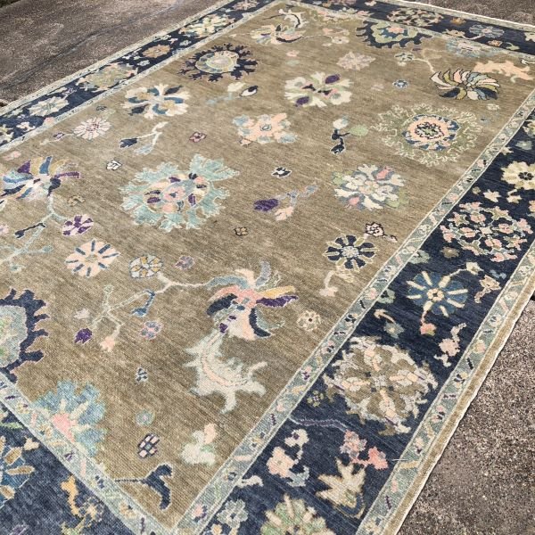 TU-OU-912-116.012 Modern Turkish Oushak - 9x12