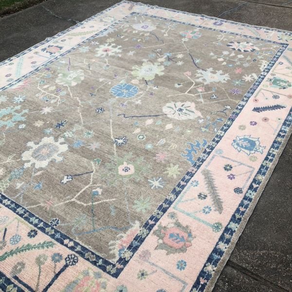 Modern Turkish Oushak - 9x12