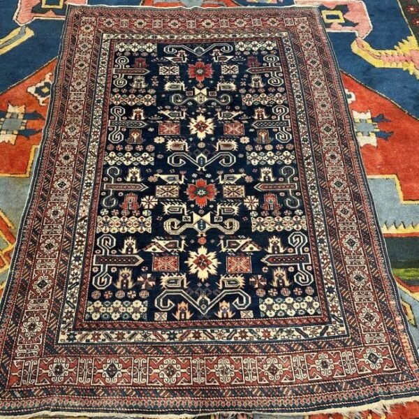 Antique Kazak Rug - 4x6