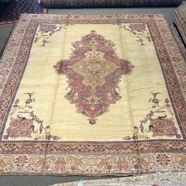 Antique Agra Rug - 14x16
