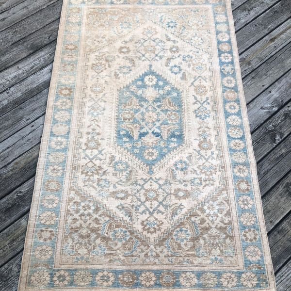 PR-TB-407-150.01 Antique Qashqai Rug -4x7