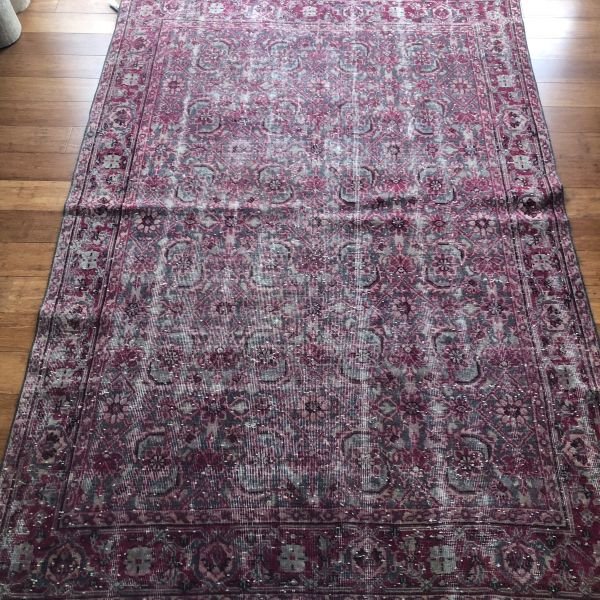 TU-OU-508-143.05 Vintage Oushak Rug - 5x8