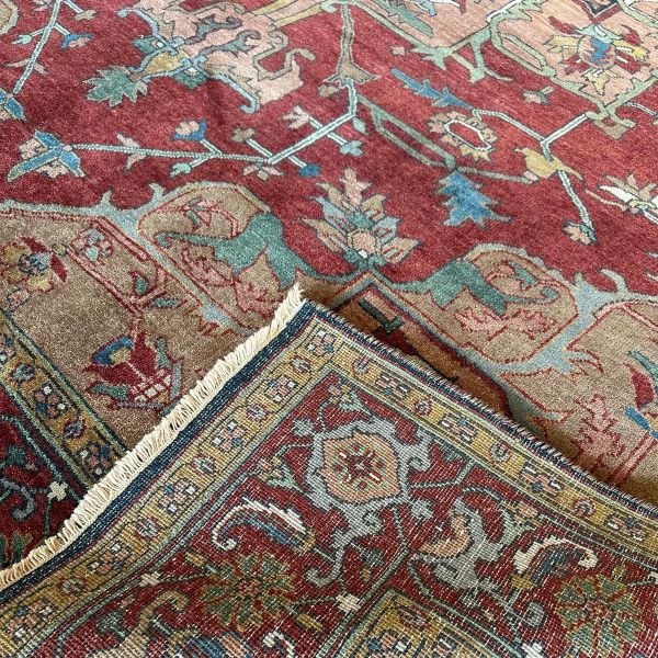 Modern Heriz Rug | Medallion Design | 9x12