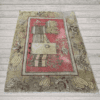 Antique Khotan Rug | Stylized Vases Design | 5x7