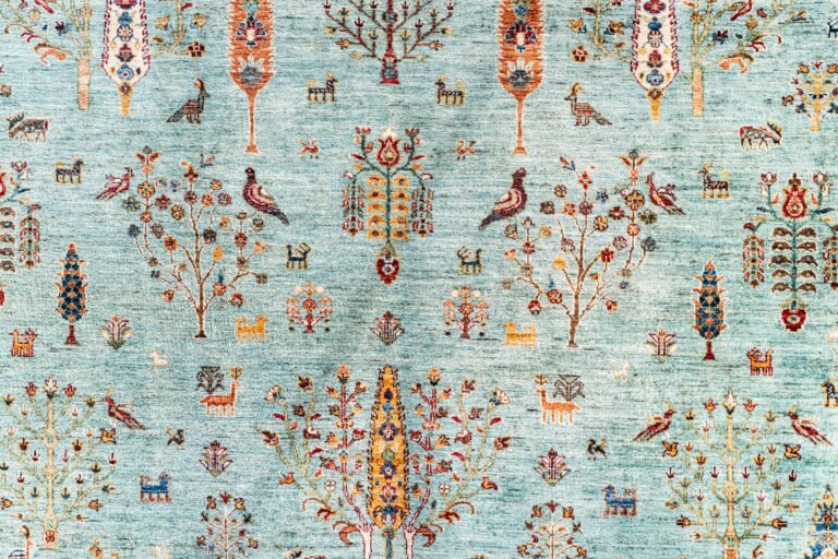 traditional pattern on a rug