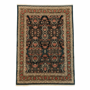Vintage Turkish Rug | Intricate Floral Design | 9x12