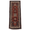Antique Kazak Runner | Tribal Medallions & Animal Motifs | 3x8