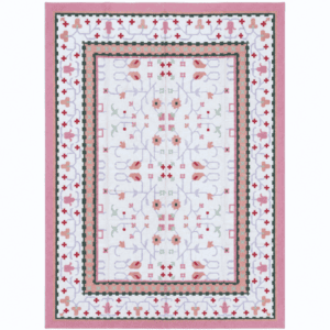 Handmade Indian Pastel Flatweave  | Dhurrie Kilim | 12x15
