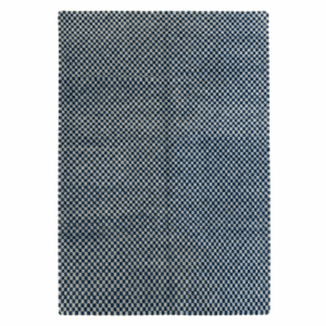 Modern Nepal Handmade Rug | Geometric Check Pattern | 8x9