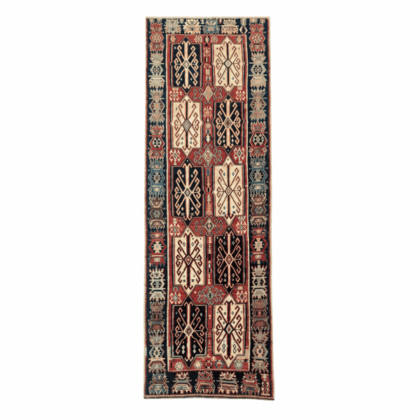 Antique Avar Kilim Runner | Tribal Flatweave | 5x16