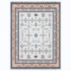 Handmade Dhurrie | Pastel Indian Flatweave Kilim | 12x15