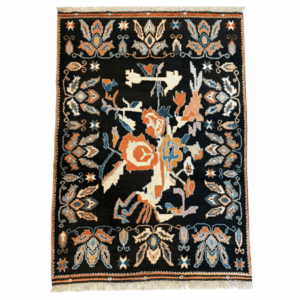 Vintage Anatolian Rug | Bold Floral Design | 8x10