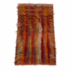 Vintage Orange Filikli Tulu Rug 3x5