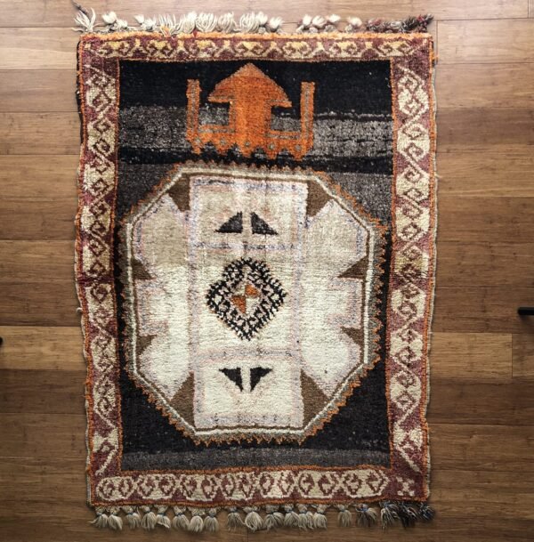 Accent Vintage Rug | Medallion Design | 3x5
